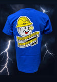 blue t-shirt with F.A.F.O logo